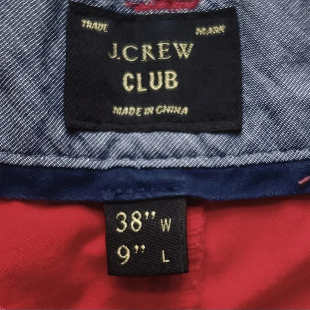 J. Crew Shorts Men’s Size‎ 38”W 9” Inseam Orange Flat Front